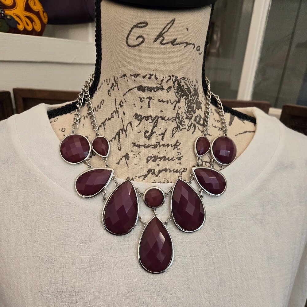 90s Statement Necklace & Matching Earrings